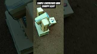 simple cardboard mini SHARPY light at home cardboard sharpy youtube viral viralvideo shorts [upl. by Moraj]