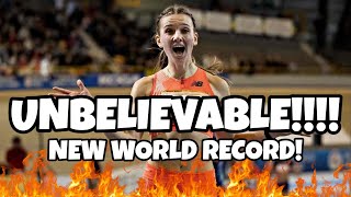 Femke Bol BREAKS 400m WORLD RECORD indoors [upl. by Marl]