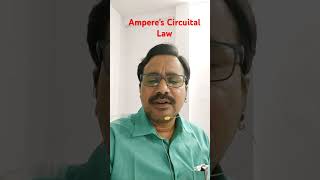 Amperes Circuital Law 1 mark me kya likhen [upl. by Esialb469]