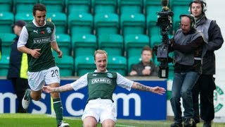 Leigh Griffiths Goal Hibernian 21 Dundee United 11112012 [upl. by Aicrag]