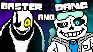 Undertale But Sans Works With Gaster [upl. by Euqinna]