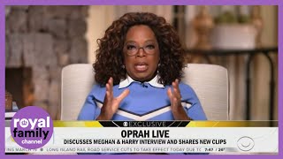 New Revelations From Harry and Meghans Interview with Oprah Winfrey [upl. by Hulbert211]