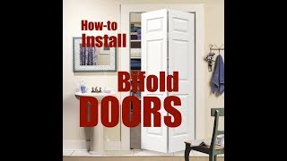 How to easily install Bifold doors [upl. by Odlanier]