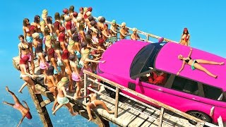 GTA 5 FAILS amp WINS 48 BEST GTA V Funny Moments Compilation [upl. by Aerdnak355]