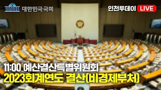 인투LIVE 예산결산특별위원회  제418회국회정기회 제4차 전체회의 [upl. by Avis]