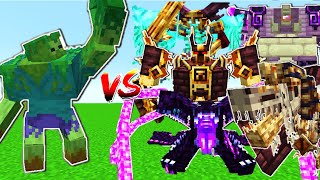 MUTANT JUNGLE ZOMBIE VS LENDERS CATACLYSM BOSSES  MINECRAFT [upl. by Ardekal]