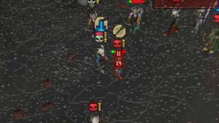 Runescape Spark mac1s Dragon Claws Sacrifice in Bounty Hunter High Crater Video [upl. by Reed]