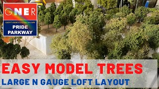 Easy Model Trees  N gauge Loft Layout  Ep 19 [upl. by Romina]