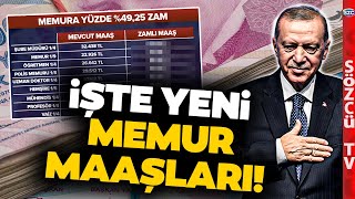 Meslek Meslek Memur Zammı Tablosu En Düşük Memur Maaşı Ne Kadar Oldu [upl. by Ameline465]