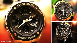 Casio GShock GSTEEL GSTS100G1A  GSTS100  GSTS110 [upl. by Sukramed817]