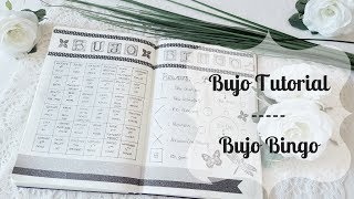 Bujo Tutorial  Bujo Bingo  Achieving Your Goals [upl. by Aliehc]