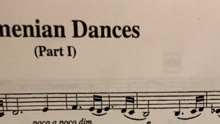 Tuba excerpt Armenian Dance Part 1 from the beginning to bar30 [upl. by Earased]