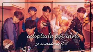 ✧。IMAGINA CON BTS ✧。ADOPTADA POR IDOLS  ¿Enamorados de tn cap1 [upl. by Nnyladnarb913]