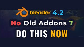 How To get Addons Without downloading  Blender 42 [upl. by Geoffry144]