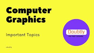 Computer Graphics Important Questions semester 3  Mumbai University [upl. by Goddard233]