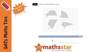 Key Stage 2 SATs Question  Shapes With Parallel Lines [upl. by Ahtnammas]