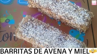 BARRITAS SALUDABLES DE AVENA Y MIEL [upl. by Aylward]