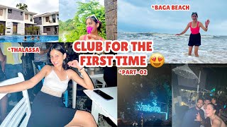 GOA Vlog pt02  Going to the club for the very first time😍  Thalassa Goa  Kanika Devrani [upl. by Ogdan461]