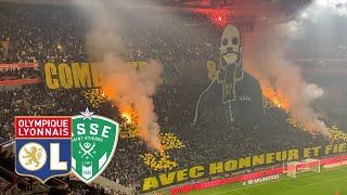 AMBIANCE LYON  SAINTETIENNE OLASSE 10  LES LYONNAIS SOFFRENT LE DERBY ET LA 5EME PLACE [upl. by Vera]