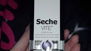 Seche Vite Top Coat Review And Warning [upl. by Eilyw]