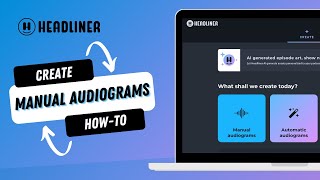 How To Create Audiograms in Headliner Headliner audiogram [upl. by Yolande753]