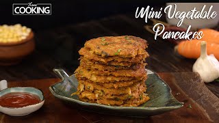 Vegetable Pancake  Mini Pancakes  Lunch Box Recipes for Kids  Kids Snacks Ideas  Pancake Recipe [upl. by Pattison]