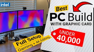 2023 Best PC Build Under 40000Best Gaming and Editing PC Build Under 40000 intel [upl. by Efeek]