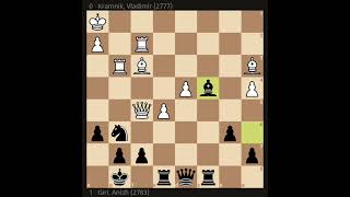 2019 Wijk aan Zee Kramnik Vladimir Giri Anish cờvua chess games chessplayer шахматы [upl. by Venterea]