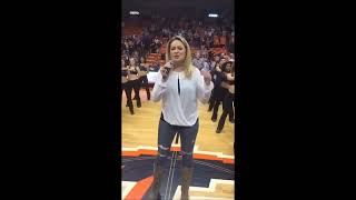 National Anthem with Faran at UTEP Mens Basketball Game [upl. by Yatnoj]