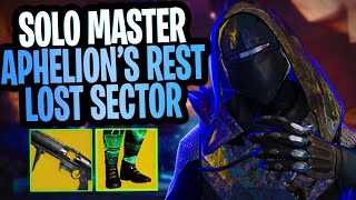 Solo 1840 Master Lost Sector Aphelions Rest Strand Hunter Build Season Of Defiance  Destiny 2 [upl. by Oigile]