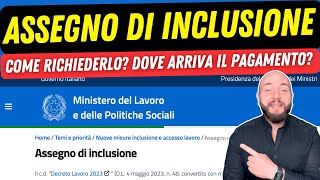 💶 ASSEGNO DI INCLUSIONE 2024 domanda e importi [upl. by Bord776]