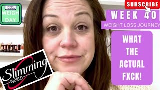 Slimming World weighinday results Week 40 weightlossjourney weighinday weighins slimmingworld [upl. by Mackenie]