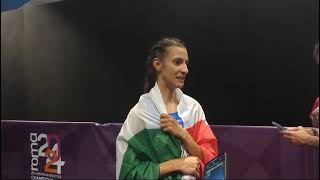 Europei Roma 2024  Nadia Battocletti dopo l’oro nei 5000m [upl. by Falda]