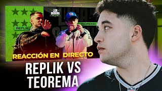 TEOREMA ES INCREÍBLE EN ESCRITAS 😍 REPLIK VS TEOREMA  KAPO 013 REACCIONA A LIGA BAZOOKA [upl. by Caryl]