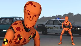 Escape from the Dead Zone – Crash Test Zombies – BeamNG Drive  Demolition Republic [upl. by Weikert467]