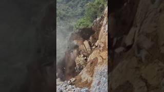 big landslide road dhorpatan viral shorts Dhorpatan [upl. by Eizle]