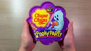 Chupa Chups Spooky Party Halloween Candies Unboxing [upl. by Eirrotal]