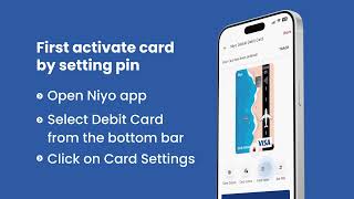 How to Activate Cards for Transactions on Niyo App [upl. by Ladnyk]