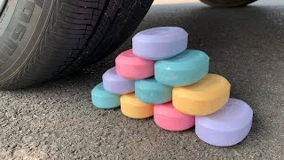 Experiment Car vs Soap Cutting ASMR Fanta Sodas Chupa Chups Toothpaste vs Balloons [upl. by Weiner]