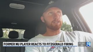 Former NU player reacts to Fitzgerald firing [upl. by Adnov]