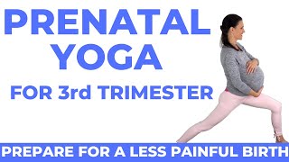 Pregnancy Yoga Third Trimester [upl. by Asteria]