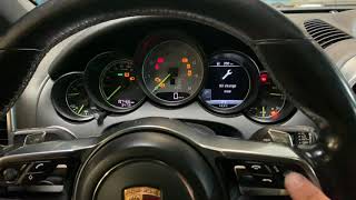 Porsche Cayenne service reset [upl. by Yramesor]