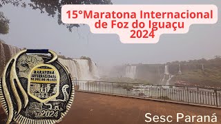 15° Maratona Internacional de Foz do Iguaçu 2024 [upl. by Aisorbma849]