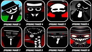 Phase 3 VS Phase 4 VS Phase 5 VS Phase 6 VS Phase 7 VS Phase 8 VS Phase 910 in Incredibox Sprunki [upl. by Prissy]