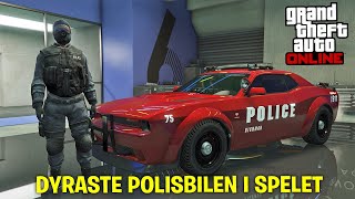 GTA ONLINE  KÖPER SPELETS DYRASTE amp BÄSTA POLISBIL 55 MILJONER [upl. by Panaggio]