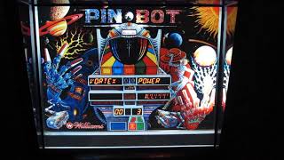 PinBot pinbot Williams 1986 visual pinball b2s directb2s Backglass translite by Blacksad [upl. by Gregoire]