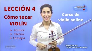 Clases de Violin  Curso de Violin Online  Lección 04 [upl. by Torbert264]