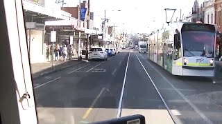 Drivers View Melbourne Tram 19 Pt 1 North Coburg to Royal Pde [upl. by Aitnohs591]