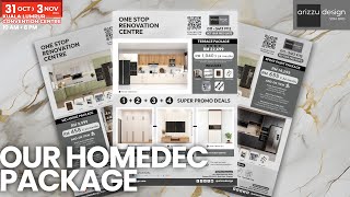 Our HOMEDEC Package  Arizzu Design amp Build  kitchencabinet kitchen kabinetdapur homedec dapur [upl. by Mercer]