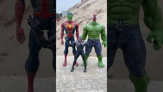 Hulk and Spiderman Tease Venom  Marvel Toys [upl. by Adley]